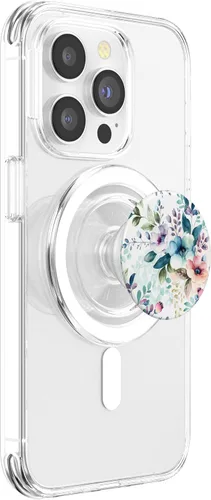 Miniatura 4 de PopSockets MagSafe PopGrip con diseño floral de acuarela botánica para iPhone