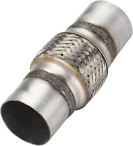 Miniatura 10 de Tubo flexible de escape, tubo flexible de escape resistente de acero inoxidable de 2 x 4 pulgadas, tubo flexible de escape de doble trenza, longitud