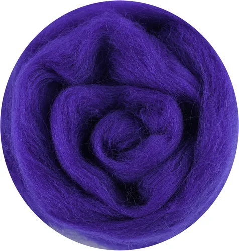 Miniatura 76 de 24 tipos de lana rosa, 4.23 oz (120 g), adecuado para fieltro húmedo y fieltro de aguja de telas hiladas de lana. Un paquete de prueba está Tonos