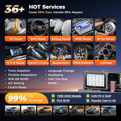 Miniatura 5 de Autel Escáner MaxiSYS MS906 PRO-TS: MS906Pro-TS 2026 Hasta MP900TS MS906 PRO MP900BT MS906MAX, codificación completa de TPMS y OE, herramienta