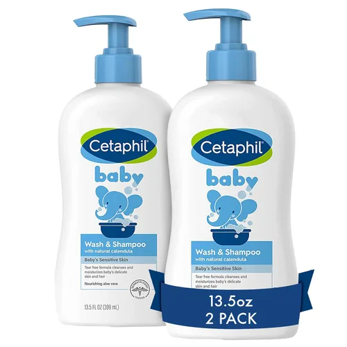 Miniatura 9 de Cetaphil Baby Wash & Shampoo Plus Loción corporal, esenciales para la piel saludable, hidratación de la cabeza a los pies hasta 24 horas, para piel
