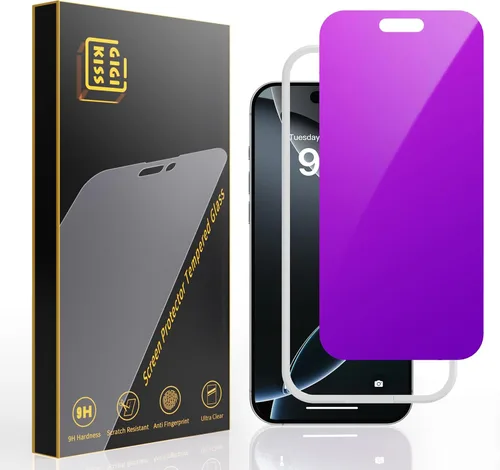 Miniatura 9 de GIGIKISS Protector de pantalla de privacidad compatible con iPhone 12 Pro Max de 6.7 pulgadas, degradado morado, antiespía, anti luz azul, protector