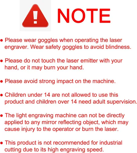 Miniatura 8 de ORTUR Laser Master 2 S2 4000mW Laser Engraver Laser Engraving Cutting Machine (LU1-3), Laser Class 4