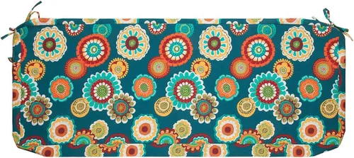Magpie Fabrics - Funda para cojín de banco de patio 48x18x3 pulgadas, ¡SIN inserto! Funda de repuesto para sofá biplaza al aire libre resistente al