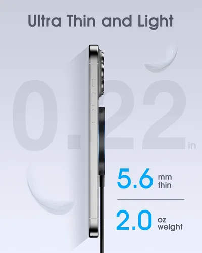 Miniatura 2 de WRVVR Paquete de 2 cargadores magnéticos para Apple Mag-Safe, cargador inalámbrico magnético para iPhone 17/17 Pro/17 Pro Max/Air/16 15 14 13 12 Pro