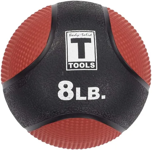 Miniatura 2 de Body-Solid Pelota medicinal de goma, agarre superior, superficie texturizada, pelotas ajustables de presión de aire, ideal para ejercicios Negro