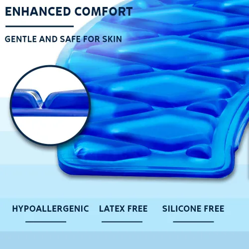 Miniatura 3 de Morvat Cojín de gel para asiento de inodoro, cojín elevador acolchado lavable para inodoros y silla cómoda, máxima comodidad y apoyo para alivio