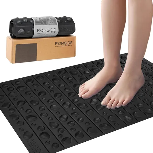 Alfombrilla Portátil de Acupresión para Pies, Alfombrilla de Masaje para Pies Plegable, Almohadilla de Masaje de Puntos de Presión, Alfombrilla