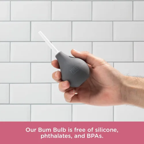 Miniatura 8 de Pure for Men Bum Bulb Kit de ducha anal con punta desmontable Enema reutilizable, fácil de usar y duradero Capacidad 3 oz (3.0 fl oz)