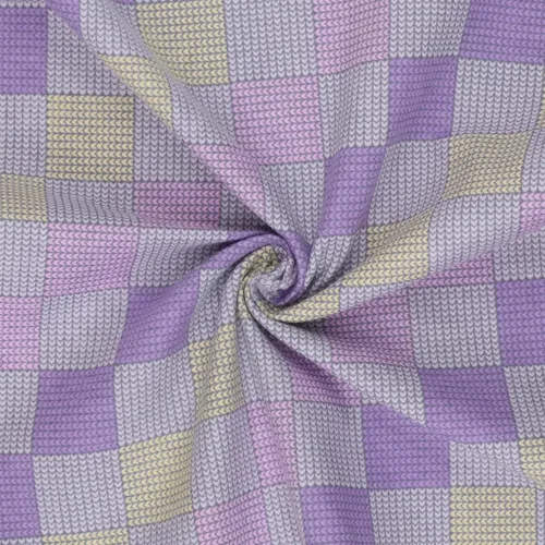 Miniatura 2 de Mook Fabrics Franela PRT Plaid 0921, corte gris por yarda