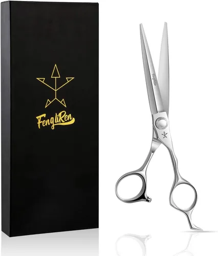 Miniatura 11 de Tijeras de corte de pelo de peluquero extremadamente afiladas profesionales de alta gama Tijeras de peluquería para cabello 6 pulgadas tijeras