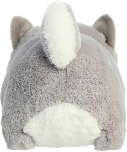 Miniatura 4 de Aurora Adorable animal de peluche Spudsters Haze Husky – Forma redonda que hace que los abrazos reconfortantes – Perfecto para niños de todas