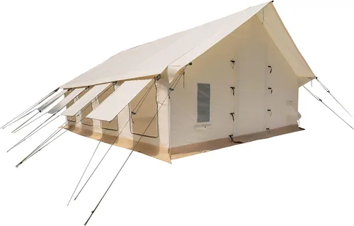 Miniatura 2 de WHITEDUCK Alpha Pro - Tienda de campaña de lona impermeable para 4 estaciones, para acampar y cazar, con marco de aluminio resistente, ideal
