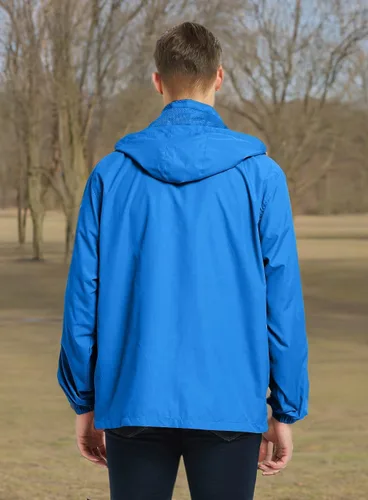Miniatura 17 de Chaqueta impermeable cortavientos ligera para hombre con capucha extraíble