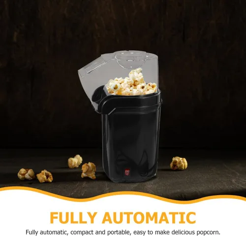 Miniatura 8 de Cabilock Máquina eléctrica de palomitas de maíz con pala de 110 V, máquina automática de aperitivos saludables para fiestas familiares de películas