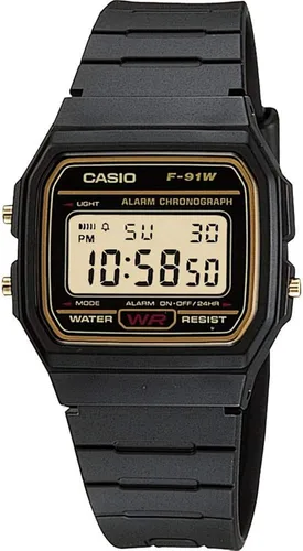 Miniatura 2 de Casio Reloj de cuarzo casual digital unisex F-91WG-9Q Azul Patchwork Digital movimiento de cuarzo