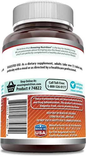 Miniatura 3 de Amazing Formulas Suplemento de ácido fólico de 1000 Mcg (1 mg) en tabletas, vitamina B9, sin OMG, sin gluten, fabricado en Estados Unidos