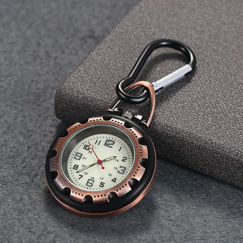Miniatura 4 de Lancardo Clip On Quartz Watch for Men and Women Glow in The Dark Backpack Buckle Belt Fob Watch for Doctors Nurses Chefs Hiking or Climbing