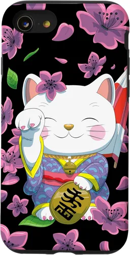 Miniatura 18 de Funda para iPhone 13 Pro Max Japanese Maneki Neko Lucky Cat