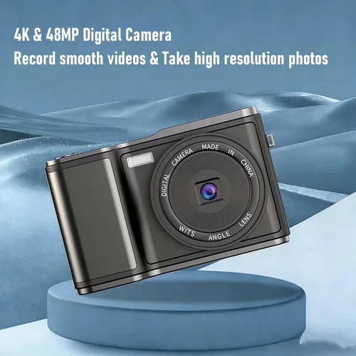 Miniatura 2 de Yunseity Cámara digital 4K 48MP Vlogging Cámara 4K Video con pantalla abatible de 3 pulgadas 180 y zoom de 18X para fotografía, viajes, selfies
