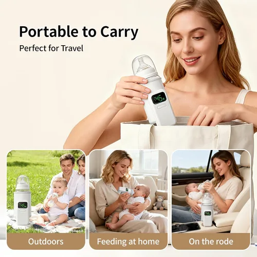Miniatura 2 de Calentador de botellas con pantalla digital, control preciso de temperatura