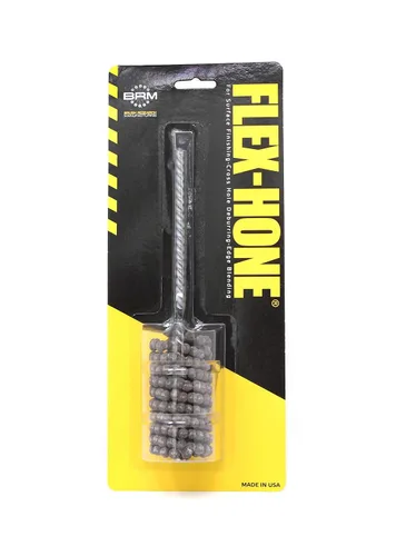 Miniatura 39 de Brush Research BC Flex Hone estándar para cilindros de freno, hidráulica y guías de válvulas, óxido de aluminio, 1-1/8 pulgadas de diámetro, grano