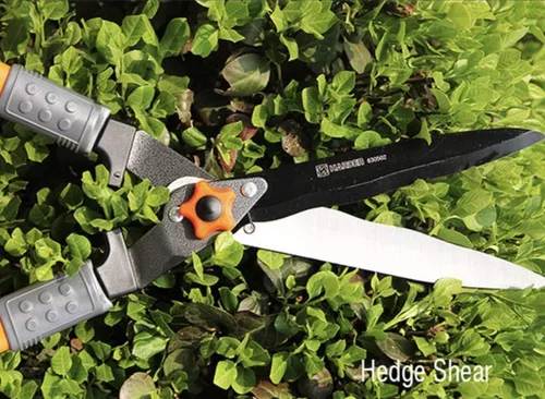 Miniatura 2 de Edward Tools Cortasetos de alta resistencia – Tijeras manuales de setos de jardín de 25 pulgadas con hoja ondulada de acero al carbono para recortar