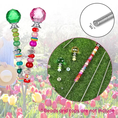 Miniatura 2 de LEIFIDE Varillas roscadas de 8/32 pulgadas 4mm con tuercas hexagonales de 4mm Tuercas hexagonales roscadas totalmente de acero inoxidable