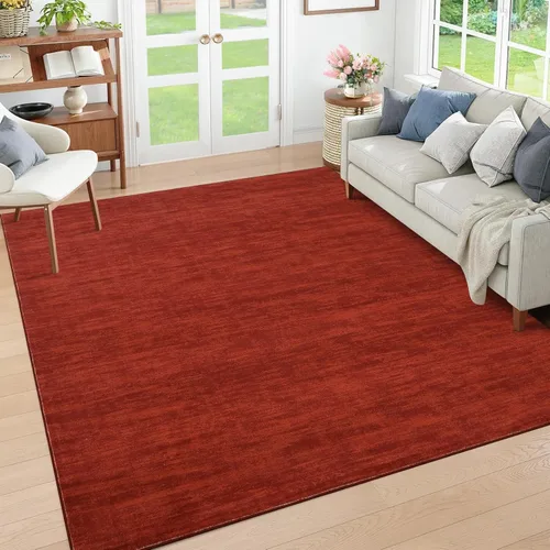 Miniatura 16 de RUGSREAL Alfombra lavable a máquina de 2 x 8 pies, para pasillo, entrada, contemporánea, color liso, alfombra de pasillo moderna para interiores