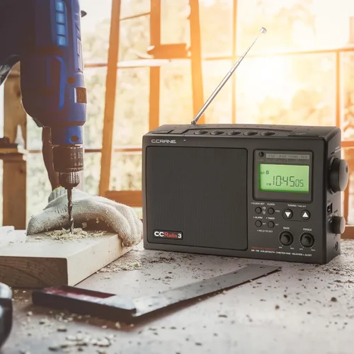 Miniatura 2 de C. Crane ccradio 3 de largo alcance AM, FM, NOAA Radio meteorológica con alerta plus y banda de 2 metros para aficionados Banda portátil digital