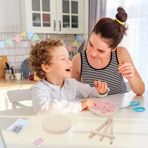 Miniatura 5 de WEBEEDY Kits de arte de cuerda de patas, kit de manualidades para principiantes, decoración de pared del hogar, kits de manualidades para adultos