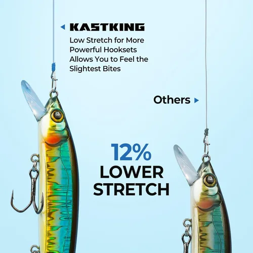 Miniatura 4 de KastKing Línea de pesca de monofilamento premium del mundo - Pista de rollo paralelo - Línea mono fuerte y resistente a la abrasión - Línea de pesca