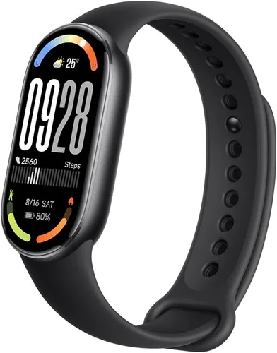 XIAOMI Mi Smart Band 10 (2025) versión global, pantalla AMOLED de 1.72 pulgadas, 21 días de duración de la batería, pantalla táctil, rastreador