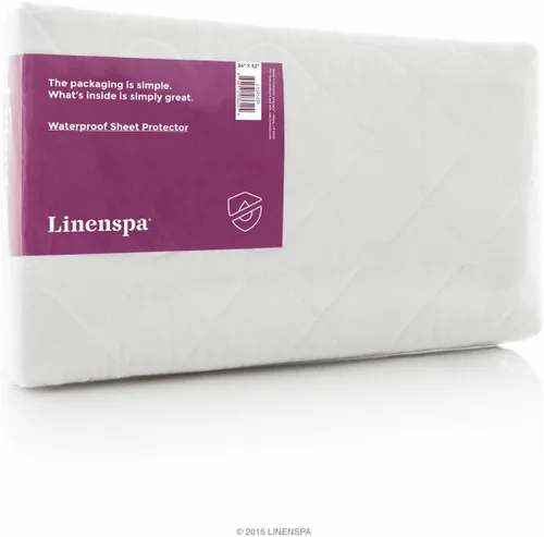 Miniatura 6 de Linenspa - Protector de sábana impermeable antideslizante con capa de relleno muy absorbente y funda de mezcla de algodón suave