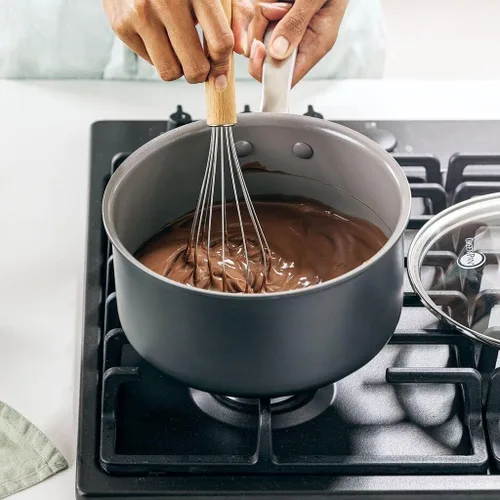 Miniatura 4 de GreenPan Chatham Cerámica Saludable Antiadherente Dura Anodizada, Cacerola de 3QT con Tapa, Libre de PFAS, Apta para Lavavajillas, Apta para Horno