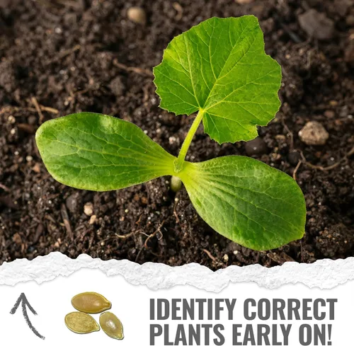 Miniatura 5 de Seed Needs Semillas de calabaza para plantar calabazas gigantes del Atlántico – Semillas de verduras sin OMG y sin tratar para plantar un jardín