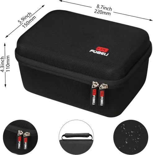 Miniatura 6 de FBLFOBELI Estuche rígido de almacenamiento EVA para Sony ZV-E10/ZV-E1/ZV-E10 II Vlog cámara digital, para trípode (GP-VPT2BT), micrófono, lente