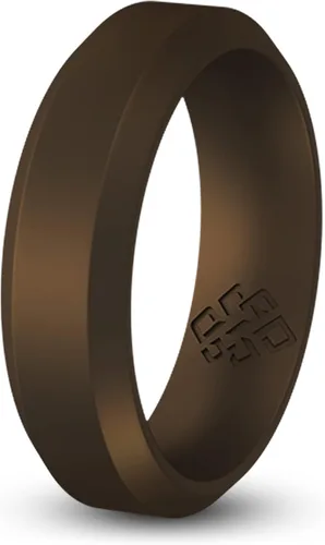 Miniatura 52 de Knot Theory - Anillo de boda de silicón para hombres y mujeres Anillos de goma finos de calidad superior con gran estilo, comodidad; son ideales