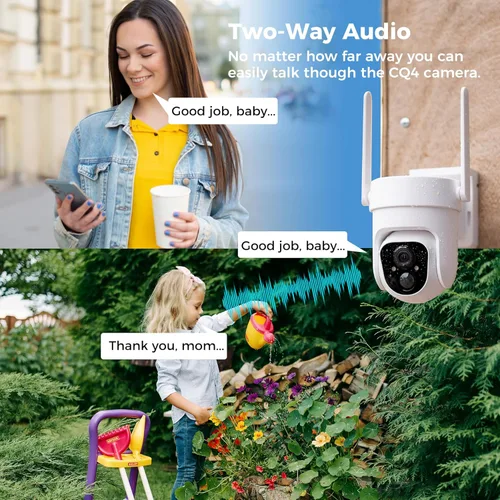Miniatura 6 de SOVMIKU Vicohome - Timbre de video AI 2K y cámara de seguridad solar inalámbrica para exteriores, visión nocturna a color, audio bidireccional