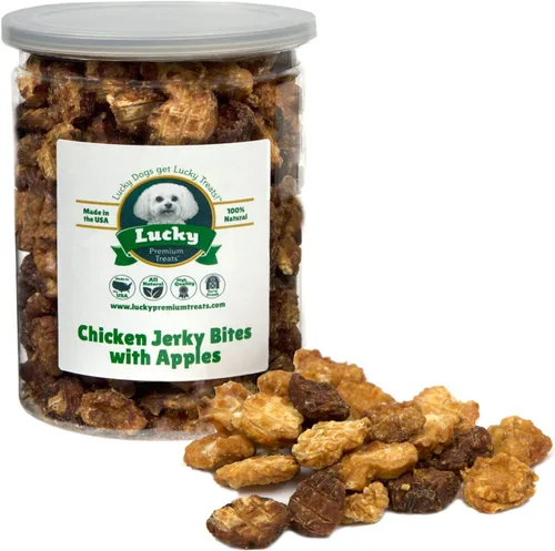 Miniatura 6 de Lucky Premium Treats Bocaditos de carne de res – Golosinas para perros pequeños, crujientes y deshidratados para aperitivos y recompensas