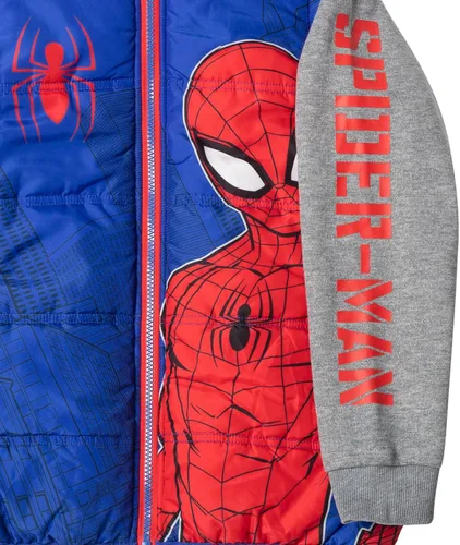 Miniatura 6 de Marvel Spider-Man - Chaleco con cremallera 2fer para niños pequeños y grandes