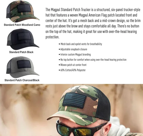 Miniatura 3 de Magpul - Gorra de béisbol con cierre a presión, talla única