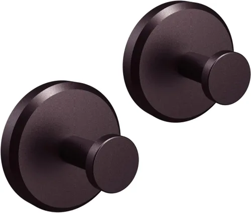 Miniatura 12 de HOME SO Ganchos con ventosa para toallas de ducha y baño, paquete de 2 – Ganchos de ventosa para colgar toallas, batas y abrigos – azulejos, puerta