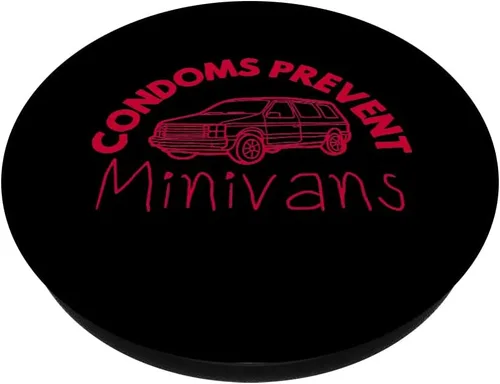 Miniatura 2 de Condoms Prevent Minivans Funny Sarcastic Men Women PopSockets Swappable PopGrip