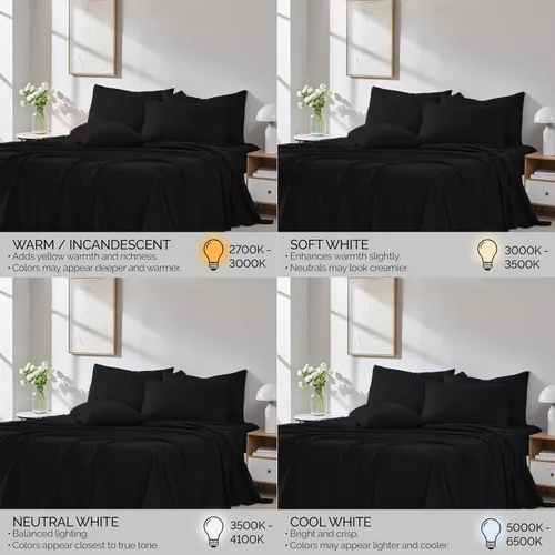 Miniatura 54 de Southshore Fine Living, Inc. Juego de 7 piezas de sábanas King divididas para cama ajustable, juego de sábanas King divididas con bolsillo de 21