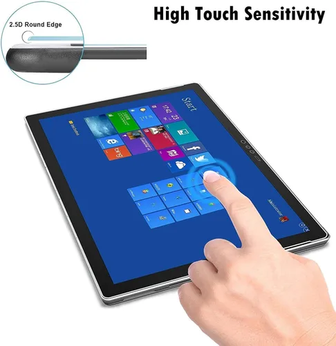 Miniatura 6 de Megoo Protector de pantalla para Surface Pro 5, ultra transparente, de alta respuesta, vidrio templado, compatible con Microsoft Surface Pro 6/Pro