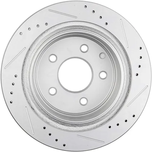 Miniatura 3 de ECCPP Juego de 2 rotores de freno traseros y 4 pastillas de freno de cerámica para Nissan Leaf 2011-2017, 2008-2017 para Nissan Rogue