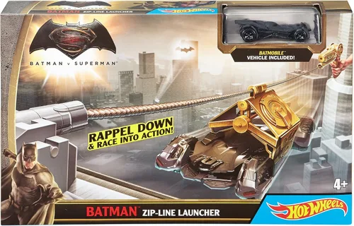 Miniatura 5 de Hot Wheels Batman v Superman Batman Zipline Launcher Trackset
