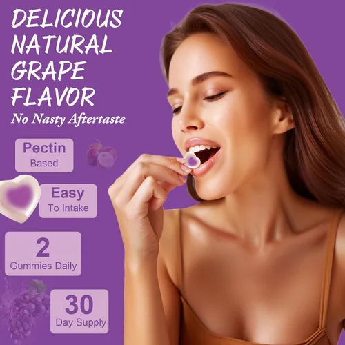 Miniatura 8 de Totaria (2 piezas) Gomitas multivitamínicas sin azúcar para mujeres de 14+ con inositol, hierro, ácido fólico, biotina, gomitas multivitamínicas