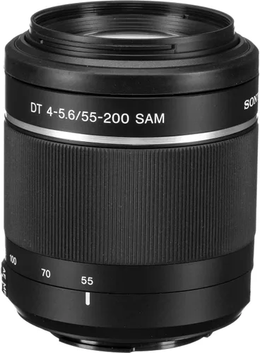 Sony Lente teleobjetivo zoom de 2.165-7.874 in f/4-5.6 SAM DT para cámaras SLR digitales Sony Alpha